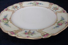 PAUL MULLER POMPADOUR- DINNER PLATE  9  7/8 " ..... http://jaapiesfinechinastore.com