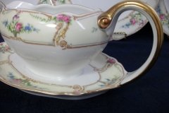 PAUL MULLER POMPADOUR- GRAVY BOAT WITH UNDERPLATE    .....   http://jaapiesfinechinastore.com