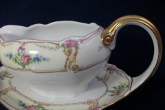 PAUL MULLER POMPADOUR- GRAVY BOAT WITH UNDERPLATE    .....   http://jaapiesfinechinastore.com