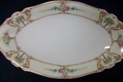 PAUL MULLER POMPADOUR- RELISH DISH  9  7/8"   ..... http://jaapiesfinechinastore.com