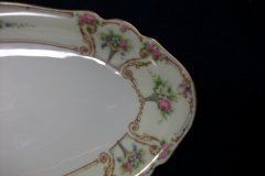 PAUL MULLER POMPADOUR- RELISH DISH  9  7/8"   ..... http://jaapiesfinechinastore.com