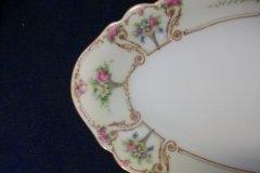 PAUL MULLER POMPADOUR- RELISH DISH  9  7/8"   ..... http://jaapiesfinechinastore.com
