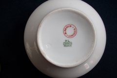 PORCELAINE LIMOUSINE/MARTIAL REDON GREEN GREEK KEY-  COVERED SUGAR BOWL   ..... https://www.jaapiesfinechinastore.com