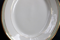 PORCELAINE LIMOUSINE/MARTIAL REDON GREEN GREEK KEY-  OVAL SERVING PLATTER 15 1/2"    ..... https://www.jaapiesfinechinastore.com