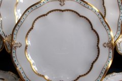 ROYAL CROWN DERBY LOMBARDY- BREAD & BUTTER  PLATE   .....   http://jaapiesfinechinastore.com