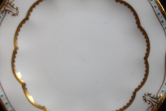 ROYAL CROWN DERBY LOMBARDY- BREAD & BUTTER  PLATE   .....   https://www.jaapiesfinechinastore.com