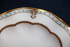 ROYAL CROWN DERBY LOMBARDY- BREAD & BUTTER  PLATE   .....   https://www.jaapiesfinechinastore.com