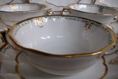 ROYAL CROWN DERBY LOMBARDY- SOUP BOWL & SAUCER   .....   http://jaapiesfinechinastore.com