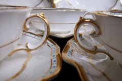 ROYAL CROWN DERBY LOMBARDY- SOUP BOWL & SAUCER   .....   http://jaapiesfinechinastore.com