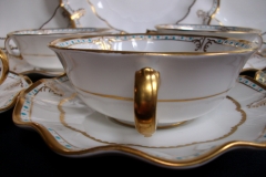 ROYAL CROWN DERBY LOMBARDY- SOUP BOWL & SAUCER   .....   https://www.jaapiesfinechinastore.com