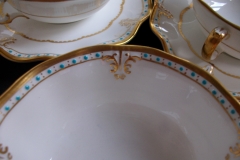 ROYAL CROWN DERBY LOMBARDY- SOUP BOWL & SAUCER   .....   https://www.jaapiesfinechinastore.com