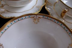 ROYAL CROWN DERBY LOMBARDY- SOUP BOWL & SAUCER   .....   http://jaapiesfinechinastore.com