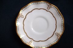 ROYAL CROWN DERBY LOMBARDY- SOUP BOWL & SAUCER   .....   http://jaapiesfinechinastore.com