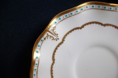 ROYAL CROWN DERBY LOMBARDY- SOUP BOWL & SAUCER   .....   https://www.jaapiesfinechinastore.com