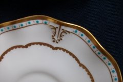ROYAL CROWN DERBY LOMBARDY- SOUP BOWL & SAUCER   .....   http://jaapiesfinechinastore.com