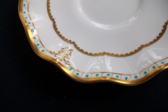 ROYAL CROWN DERBY LOMBARDY- SOUP BOWL & SAUCER   .....   https://www.jaapiesfinechinastore.com