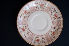 ROYAL CROWN DERBY LUCIENNE #1278-  SAUCERS for  SOUP BOWL   .....   https://www.jaapiesfinechinastore.com