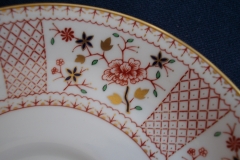 ROYAL CROWN DERBY LUCIENNE #1278-  SAUCERS for  SOUP BOWL   .....   https://www.jaapiesfinechinastore.com