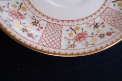 ROYAL CROWN DERBY LUCIENNE #1278-  SAUCERS for  SOUP BOWL   .....   https://www.jaapiesfinechinastore.com