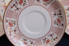 ROYAL CROWN DERBY LUCIENNE #1278-  SAUCERS for  SOUP BOWL   .....   https://www.jaapiesfinechinastore.com