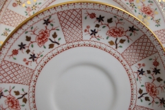 ROYAL CROWN DERBY LUCIENNE #1278-  SAUCERS for  SOUP BOWL   .....   https://www.jaapiesfinechinastore.com