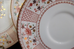 ROYAL CROWN DERBY LUCIENNE #1278-  SAUCERS for  SOUP BOWL   .....   https://www.jaapiesfinechinastore.com