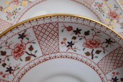 ROYAL CROWN DERBY LUCIENNE #1278-  SAUCERS for  SOUP BOWL   .....   http://jaapiesfinechinastore.com