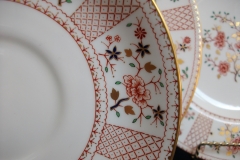 ROYAL CROWN DERBY LUCIENNE #1278-  SAUCERS for  SOUP BOWL   .....   https://www.jaapiesfinechinastore.com