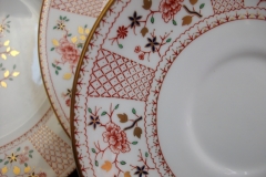 ROYAL CROWN DERBY LUCIENNE #1278-  SAUCERS for  SOUP BOWL   .....   https://www.jaapiesfinechinastore.com