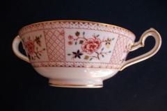 ROYAL CROWN DERBY LUCIENNE #1278- SOUP BOWL & SAUCER    .....   https://www.jaapiesfinechinastore.com