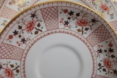 ROYAL CROWN DERBY LUCIENNE #1278- SOUP BOWL & SAUCER    .....   http://jaapiesfinechinastore.com
