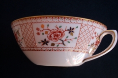 ROYAL CROWN DERBY LUCIENNE #A1266- SOUP BOWL & SAUCER   .....   https://www.jaapiesfinechinastore.com