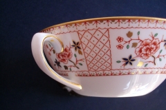 ROYAL CROWN DERBY LUCIENNE #A1266- SOUP BOWL & SAUCER   .....   https://www.jaapiesfinechinastore.com