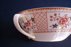 ROYAL CROWN DERBY LUCIENNE #A1266- SOUP BOWL & SAUCER   .....   http://jaapiesfinechinastore.com