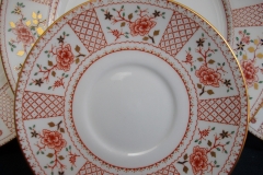 ROYAL CROWN DERBY LUCIENNE #A1266- SOUP BOWL & SAUCER   .....   https://www.jaapiesfinechinastore.com