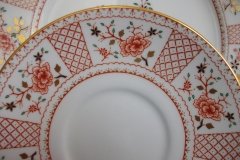 ROYAL CROWN DERBY LUCIENNE #A1266- SOUP BOWL & SAUCER   .....   http://jaapiesfinechinastore.com