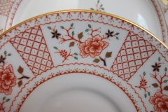 ROYAL CROWN DERBY LUCIENNE #A1266- SOUP BOWL & SAUCER   .....   https://www.jaapiesfinechinastore.com