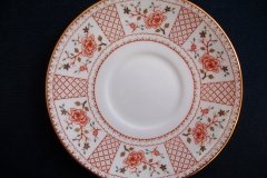 ROYAL CROWN DERBY LUCIENNE #A1266- SOUP BOWL & SAUCER   .....   http://jaapiesfinechinastore.com