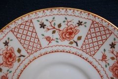 ROYAL CROWN DERBY LUCIENNE #A1266- SOUP BOWL & SAUCER   .....   http://jaapiesfinechinastore.com