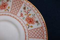 ROYAL CROWN DERBY LUCIENNE #A1266- SOUP BOWL & SAUCER   .....   https://www.jaapiesfinechinastore.com