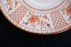 ROYAL CROWN DERBY LUCIENNE #A1266- SOUP BOWL & SAUCER   .....   http://jaapiesfinechinastore.com
