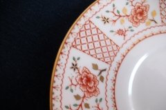 ROYAL CROWN DERBY LUCIENNE #A1266- SOUP BOWL & SAUCER   .....   http://jaapiesfinechinastore.com
