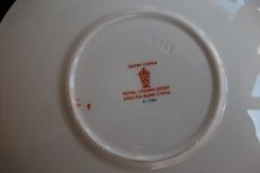 ROYAL CROWN DERBY LUCIENNE #A1266- SOUP BOWL & SAUCER   .....   http://jaapiesfinechinastore.com