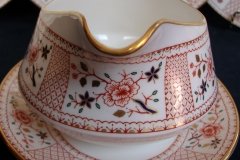 ROYAL CROWN DERBY LUCIENNE #A1266 GRAVY BOAT & UNDER PLATE   .....   http://jaapiesfinechinastore.com