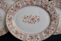 ROYAL CROWN DERBY LUCIENNE #A1266- SERVING PLATTER  13 1/4 "   .....   https://www.jaapiesfinechinastore.com