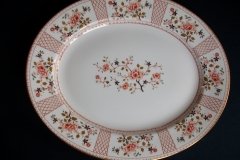 ROYAL CROWN DERBY LUCIENNE #A1266- SERVING PLATTER  13 1/4 "   .....   http://jaapiesfinechinastore.com