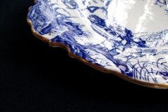 ROYAL CROWN DERBY MIKADO- CAKE PLATE   .....   http://jaapiesfinechinastore.com