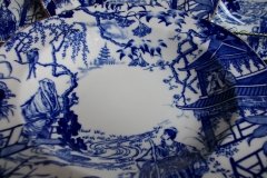 ROYAL CROWN DERBY MIKADO- RIM SOUP PLATE   .....   http://jaapiesfinechinastore.com
