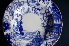 ROYAL CROWN DERBY MIKADO- RIM SOUP PLATE   .....   http://jaapiesfinechinastore.com