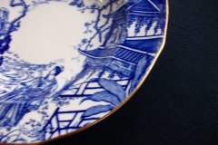 ROYAL CROWN DERBY MIKADO- RIM SOUP PLATE   .....   http://jaapiesfinechinastore.com